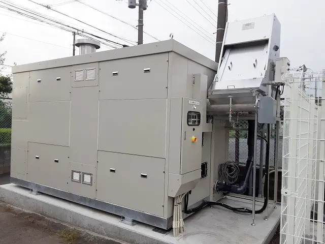 処理量1000～1500kg/日を誇る大型業務用生ごみ処理機システム「ゴミサポーター」GSP-1000