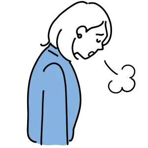 疲弊したスタッフのイメージ画像