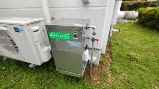 長野県の某保育園給食食堂に設置されたAICグリースオゾナイザー