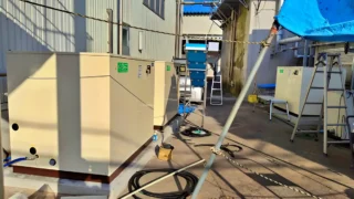 青森県H食品加工業者様に設置された業務用生ゴミ処理機ゴミサーGH-100×3台