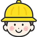 保育園の児童アイコン