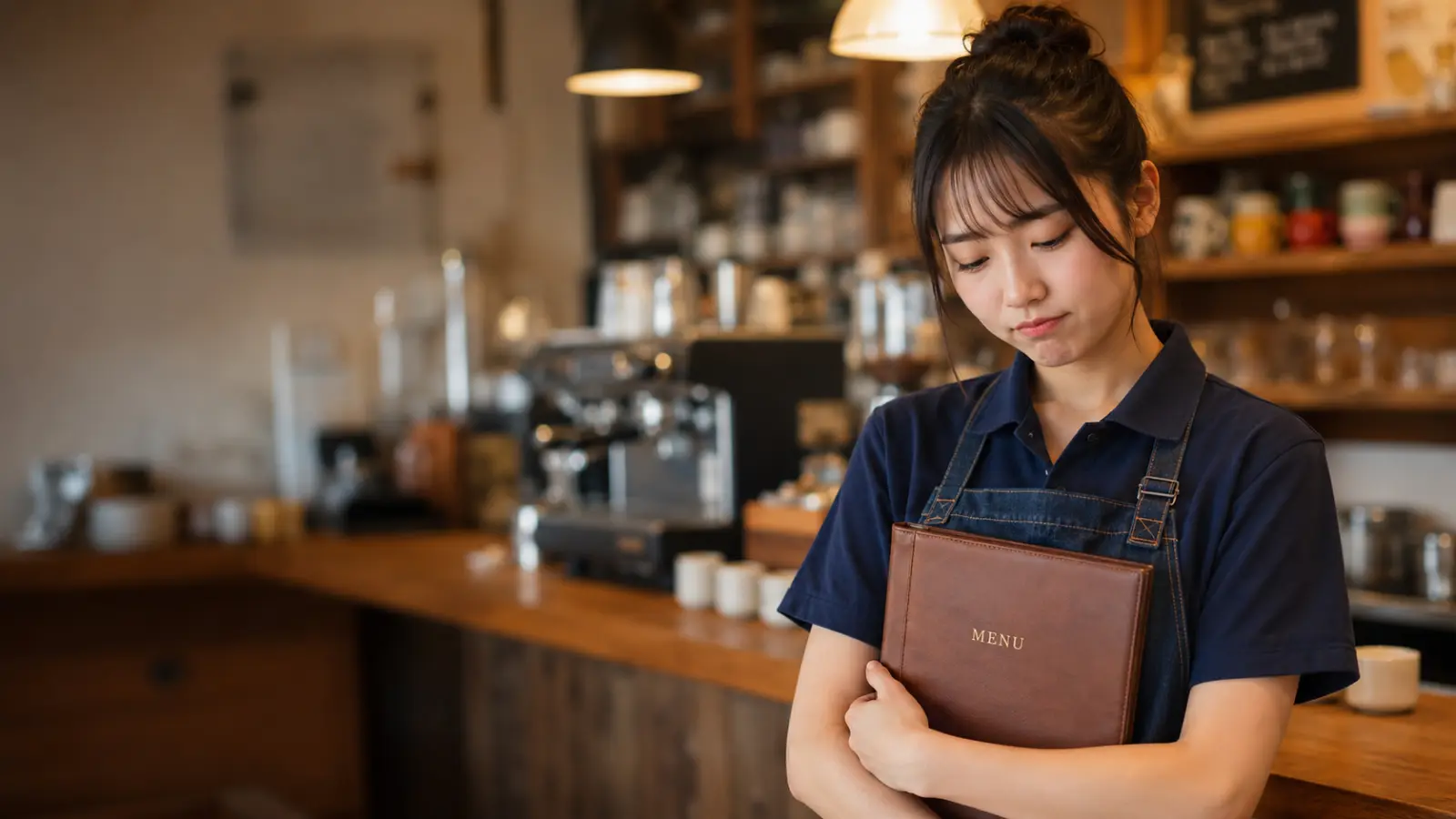 厨房の悪臭や清掃の手間に困られているカフェスタッフ。自動洗浄システムがその悩みを解決し、負担を軽減します。