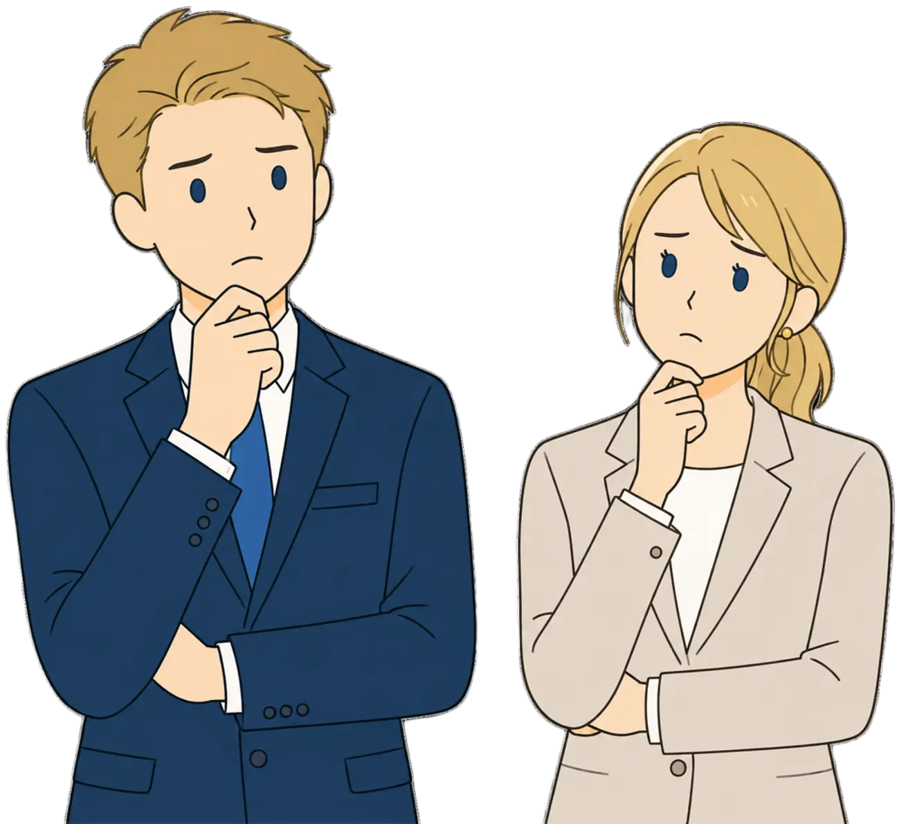 Illustration of a decision-maker with concerns about the safety of ozone technology.