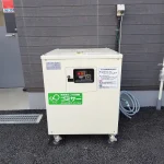 千葉県の「まことにしふかい保育園」様に屋外設置された小型生ごみ処理機「ゴミサー」GH10型